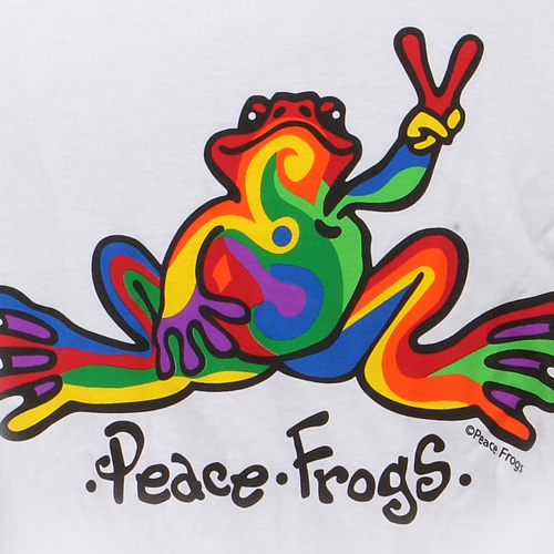 peace frog figurines